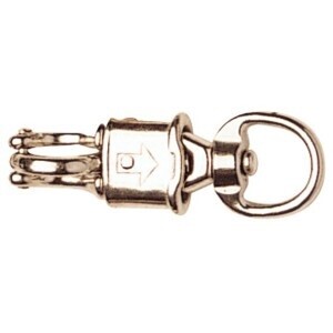 ROUND SWIVEL EYE PANIC SNAPHOOK  25MM
