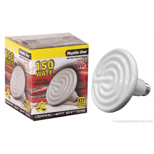 CERAMIC HEAT LAMP 150W SCREW FITTING