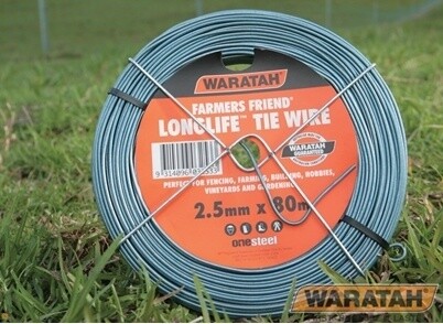 WARATAH FARMERS FRIEND LONGLIFE TIE WIRE 2.5 X 80M