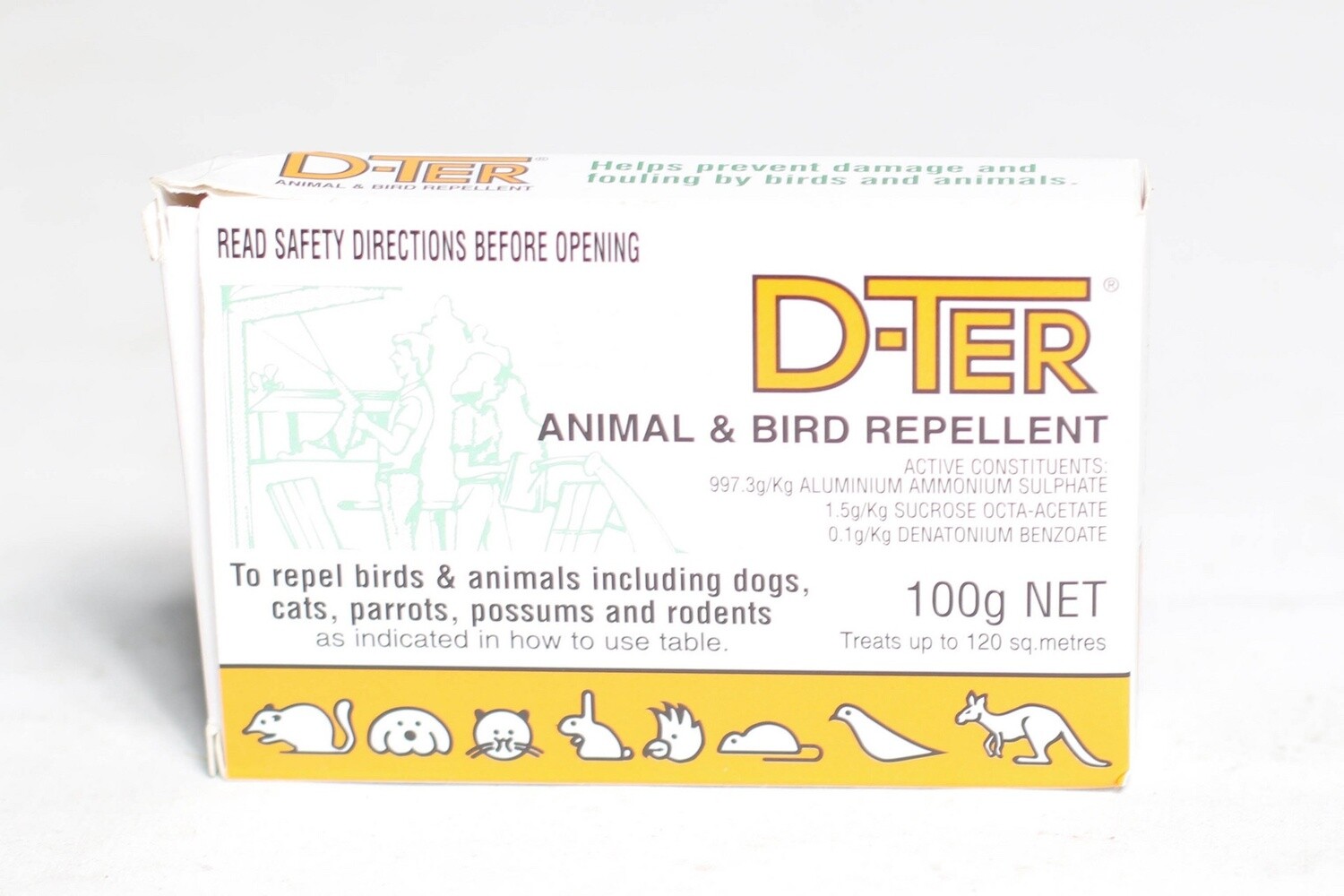 D-TER ANIMAL &amp; BIRD REPELLANT 100G