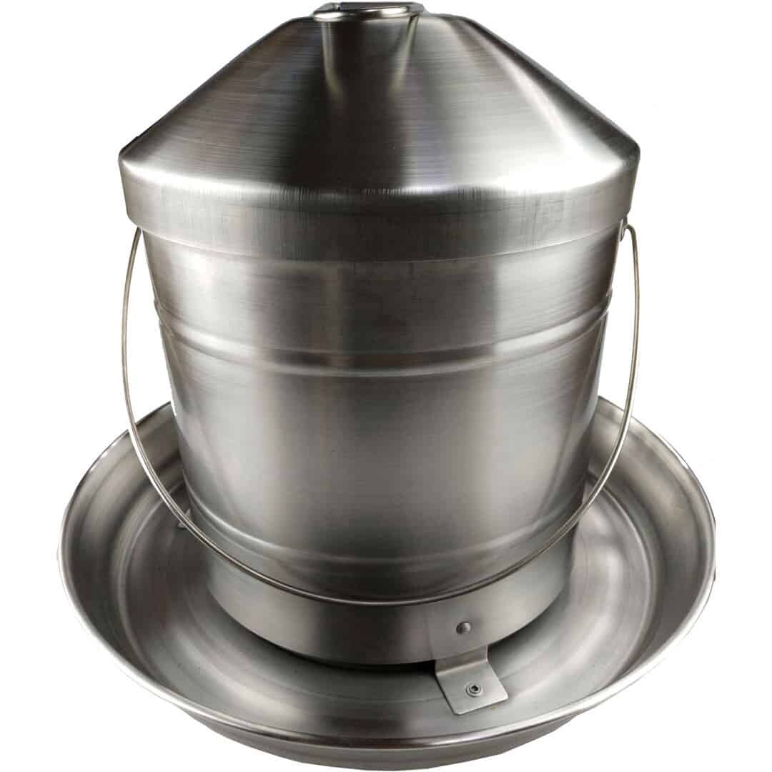 GREENLEAF 8KG STAINLESS STEEL POULTRY FEEDER