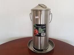 4KG STAINLESS STEEL POULTRY FEEDER