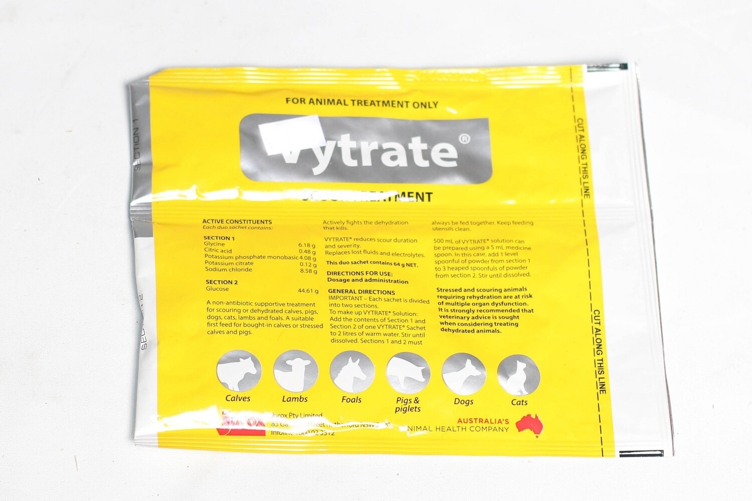 VYTRATE SCOUR TREATMENT DUO SACHET 64gm