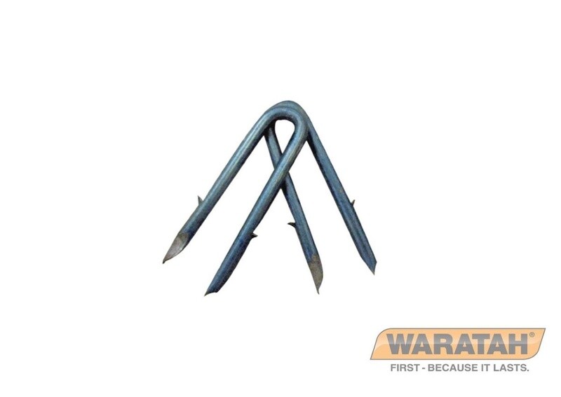 WARATAH LONGLIFE BARBED STAPLES 40 X 4 X 15KG