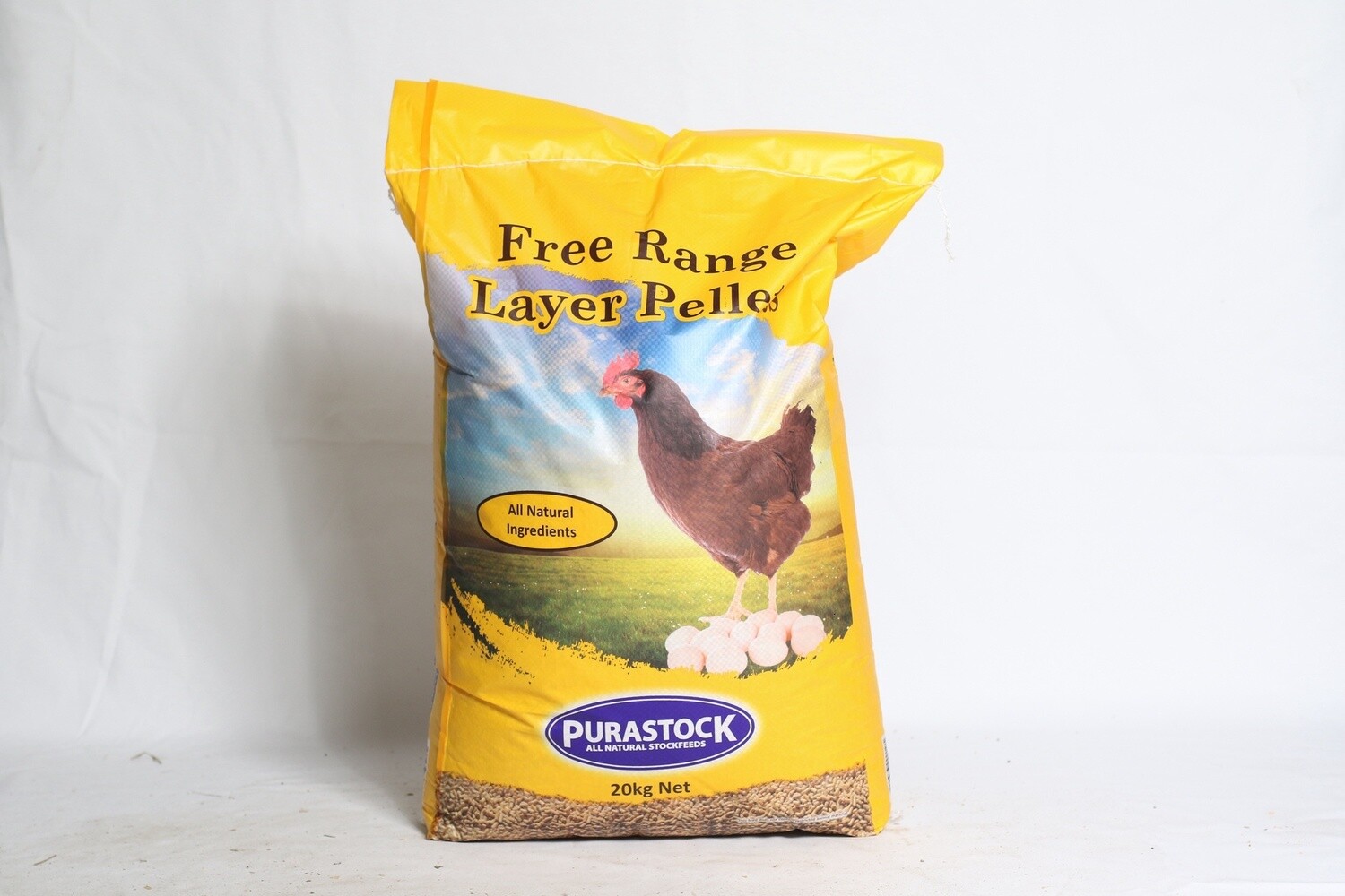 PURASTOCK FREE RANGE LAYER PELLETS 20KG