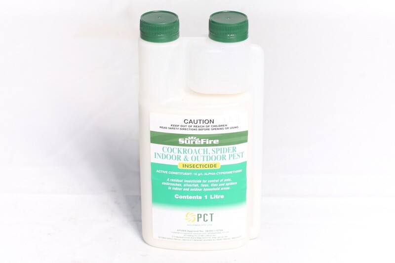 SUREFIRE - COCKROACH, SPIDER INDOOR AND OUTDOOR PEST1 LTR