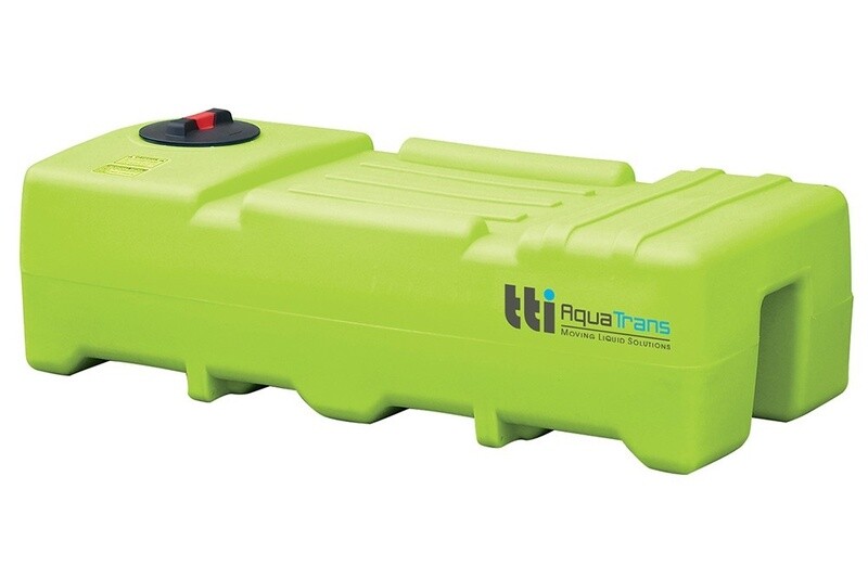 AquaTrans™ 400L - Water Cartage Tank with 20-Year Warranty (Free Standing - Safety Green - Low Profile) by TTi
