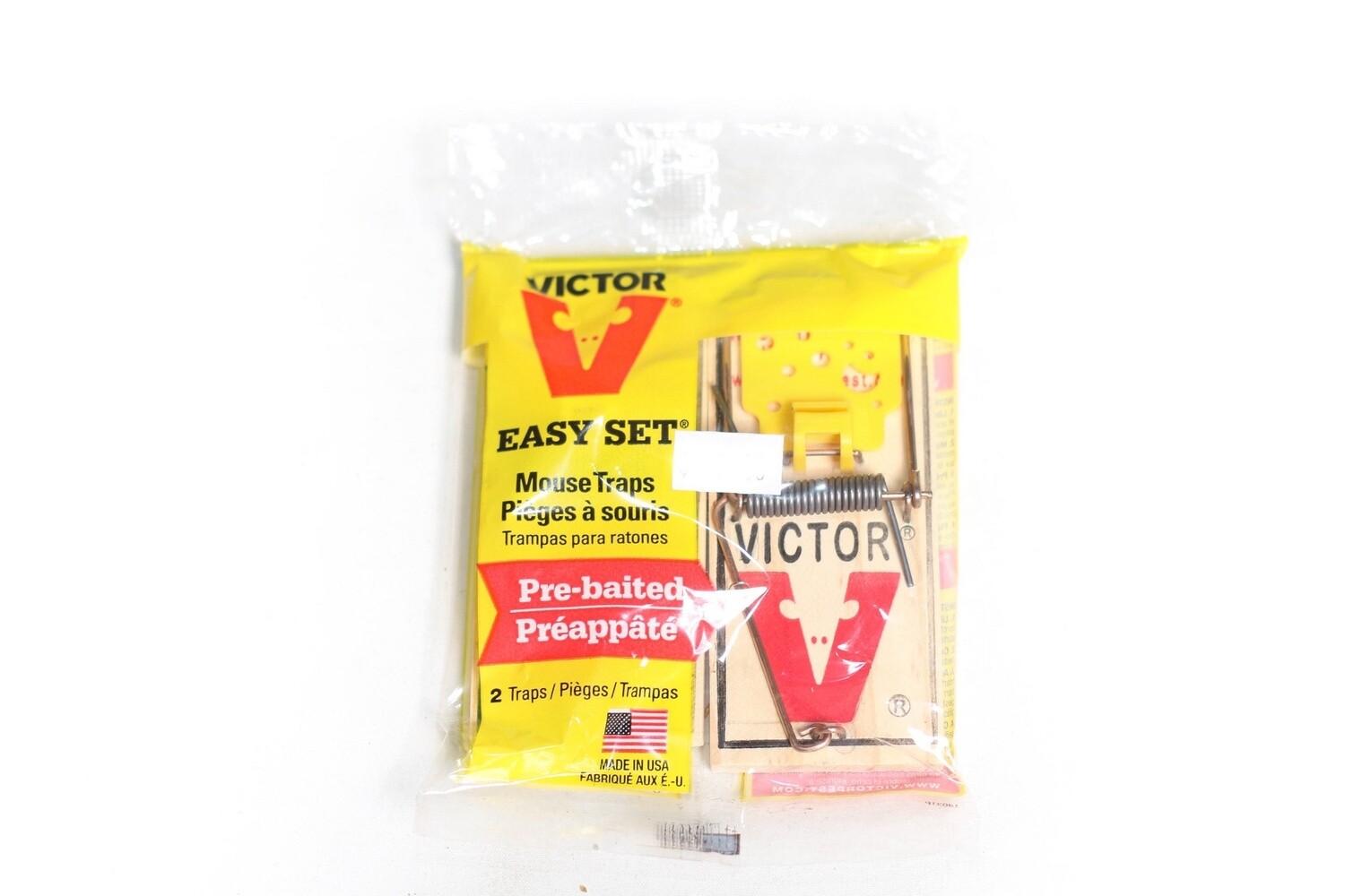VICTOR EASY SET MOUSE TRAPS (2 SET)