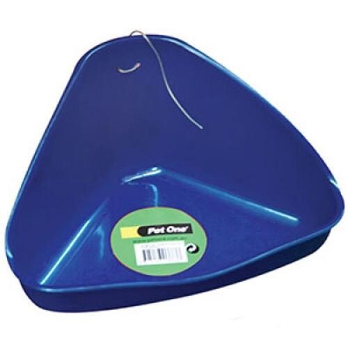 Corner Toilet for Guinea Pig Large 36x22cm Red Blue