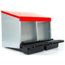 METAL NEST BOX 2 HOLE ROLL AWAY