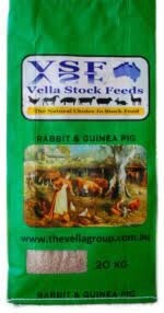 VELLA RABBIT &amp; GUINEA PIG PELLETS 20KG {A1.9-10}