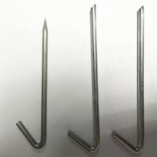 TENT PEGS 8MM X 300MM - 10 PACK