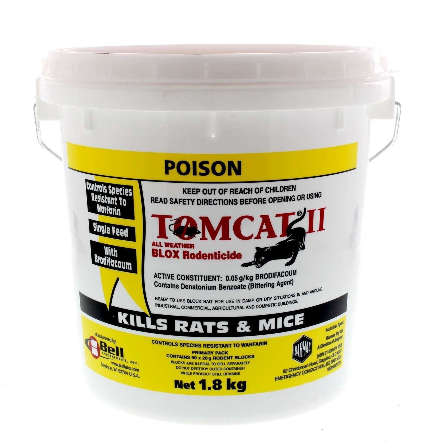 TOMCAT RED 2 BLOX 1.8KG