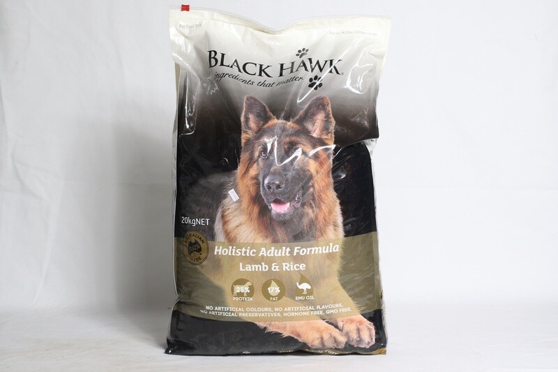 BLACKHAWK ADULT LAMB &amp; RICE 20KG