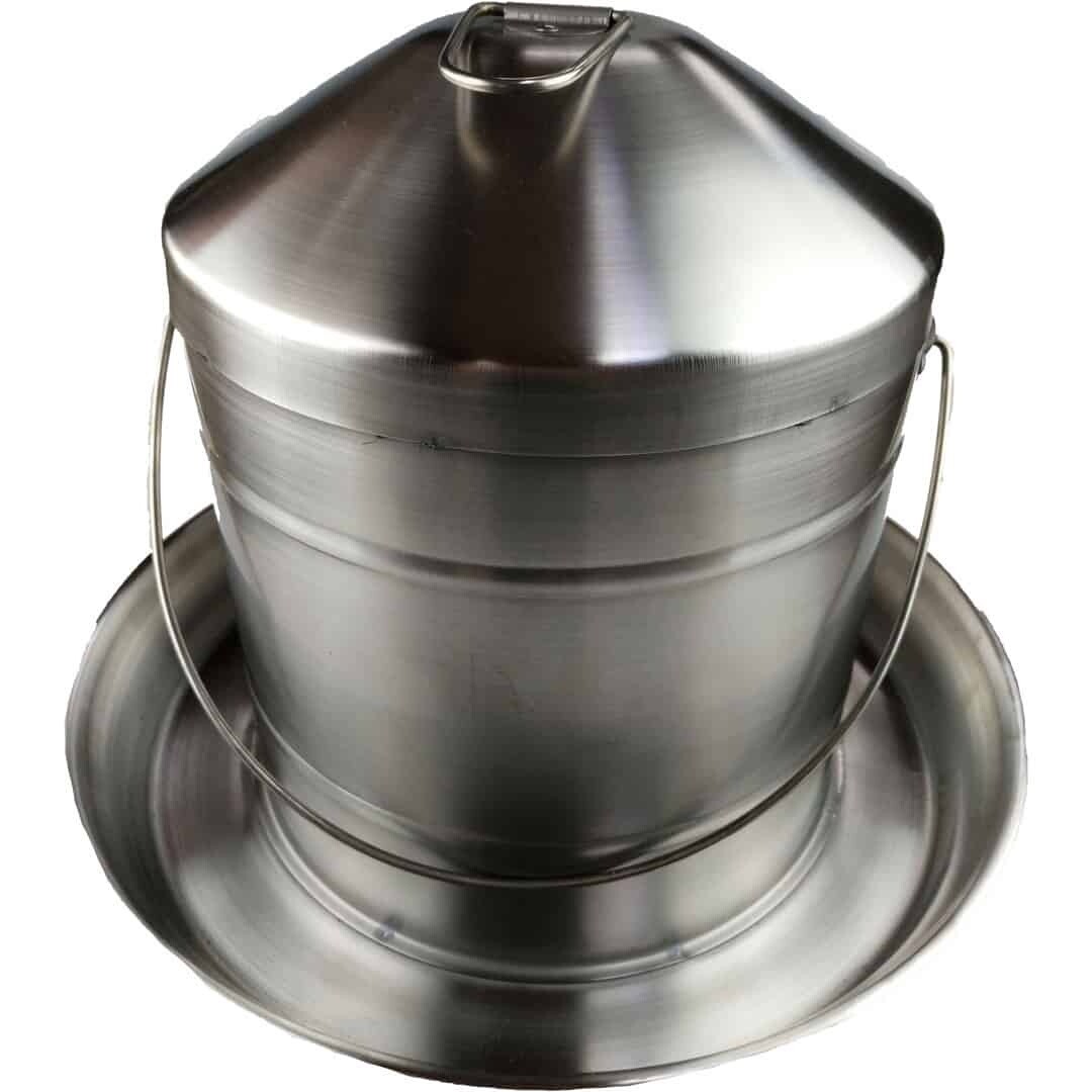 GREENLEAF 9LT STAINLESS STEEL POULTRY DRINKER