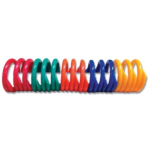 BAINBRIDGE SPIRAL LEG BANDS 20PKT RED