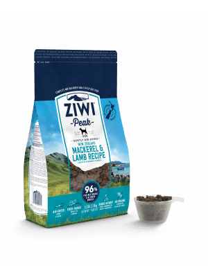 ZIWI PEAK AIR DRIED DOG FOOD 1KG MACKEREL &amp; LAMB