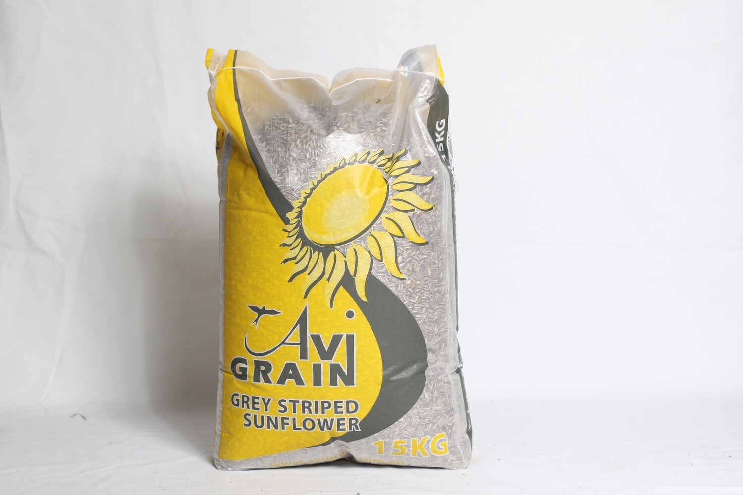 AVIGRAIN SUNFLOWER - GREY STRIPE 15KG