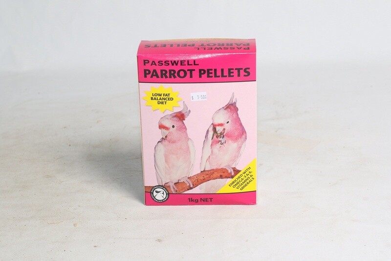 PASSWELL PARROT PELLETS 1KG