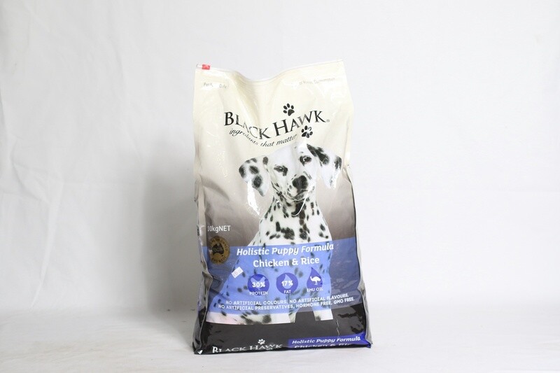 BLACKHAWK PUPPY MED CHICKEN &amp; RICE 20KG