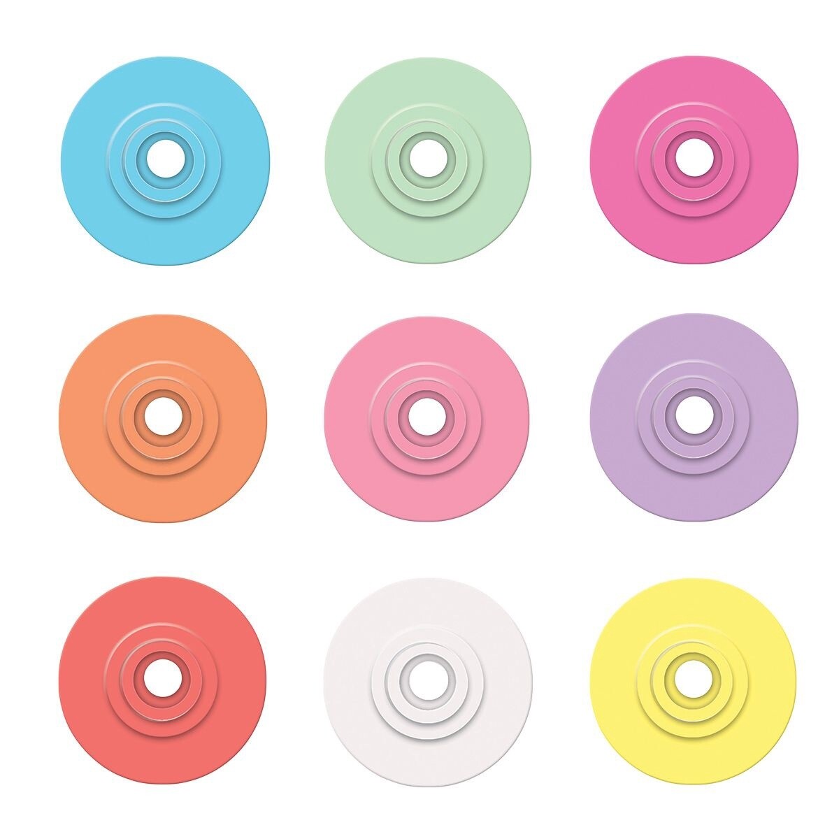 ALLFLEX EARTAG BUTTON FEMALE PINK EACH