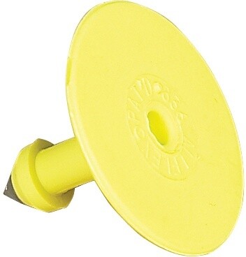 ALLFLEX EARTAG BUTTON MALE YELLOW EACH