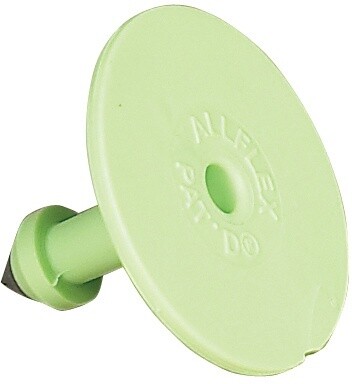 ALLFLEX EARTAG BUTTON MALE GREEN EACH