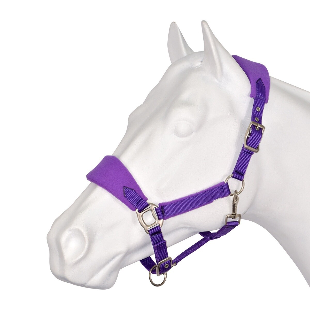 SHOWCRAFT FLEECE SHAPED HEADSTALL PONY PUR