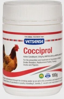 VETSENSE COCCIPROL 100GM