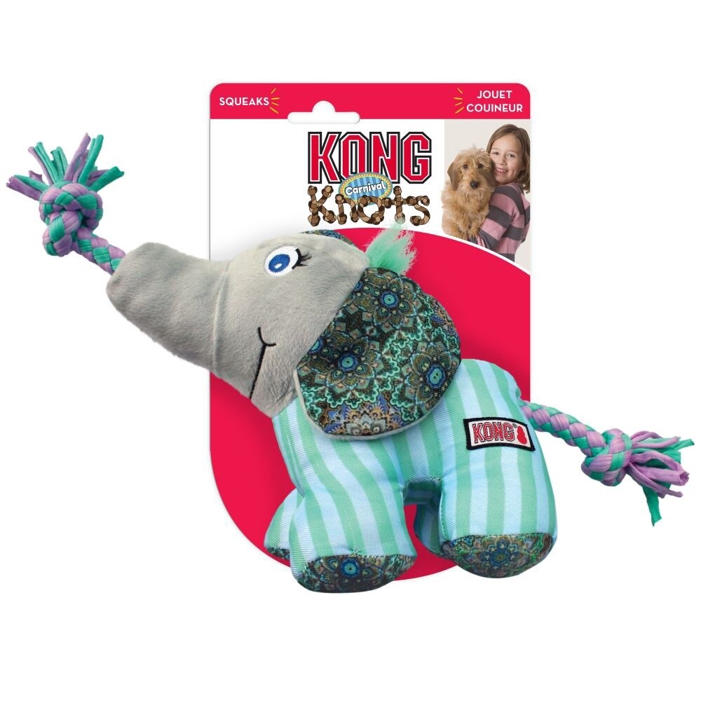 KONG KNOTS CARNIVAL ELEPHANT MED/LGE