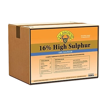 16% HI SULPHUR BLOCK 20KG