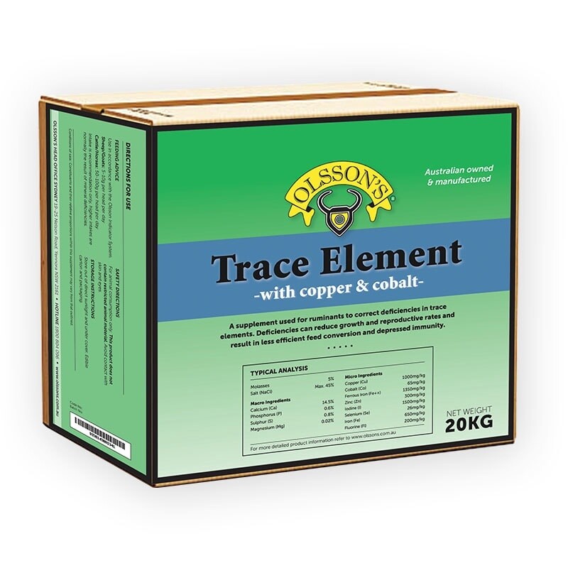 TRACE ELEMENT COPPER, COBALT 20KG