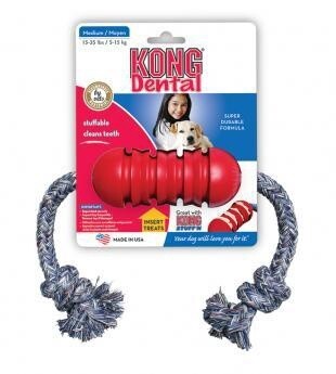 KONG DENTAL S/ROPE SMALL DK3