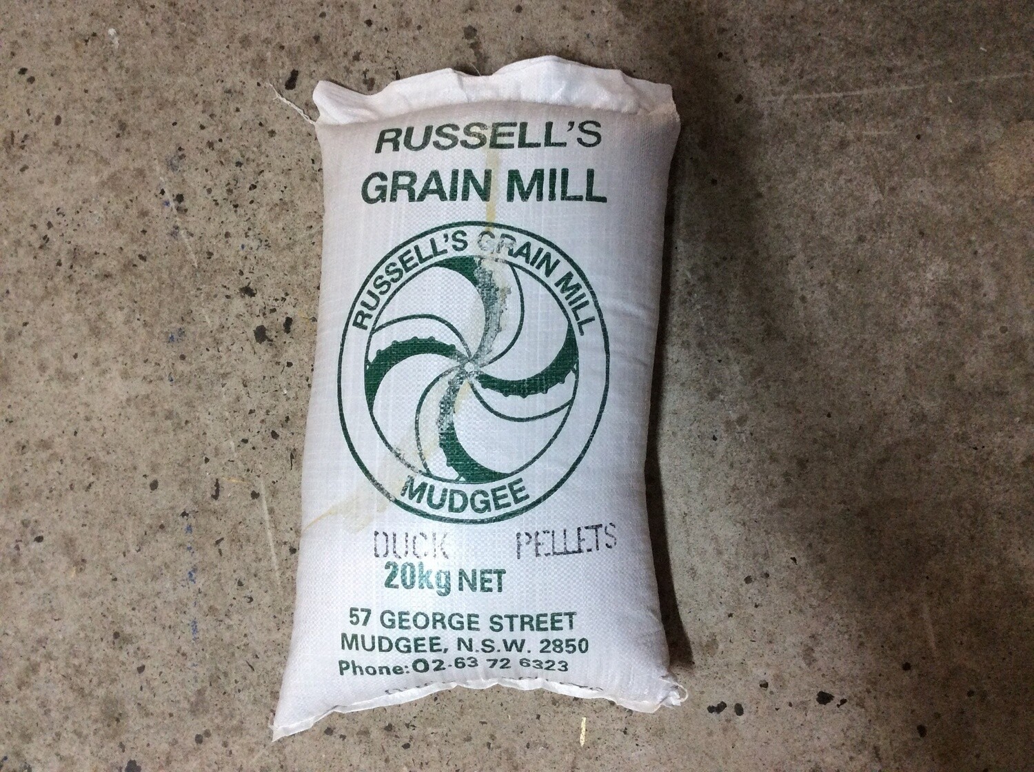 DUCK GROWER PELLETS 20KG