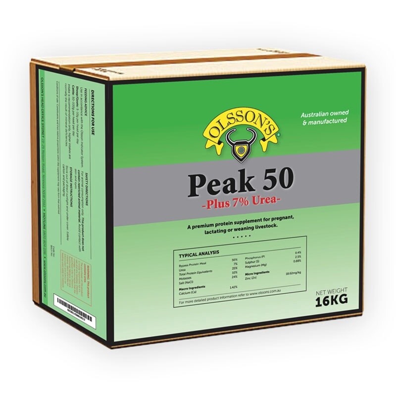 PEAK 50 BLOCK +  7% UREA  18KG