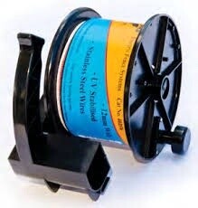 PRELOADED 200M WHITE POLY TAPE REEL