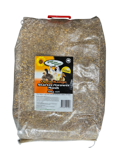 GREEN VALLEY OPEN RANGE STARTER GROWER MASH 10KG