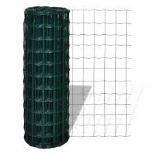 GARDEN  MESH 90CM X  25X25 10M GREEN PVC COATED