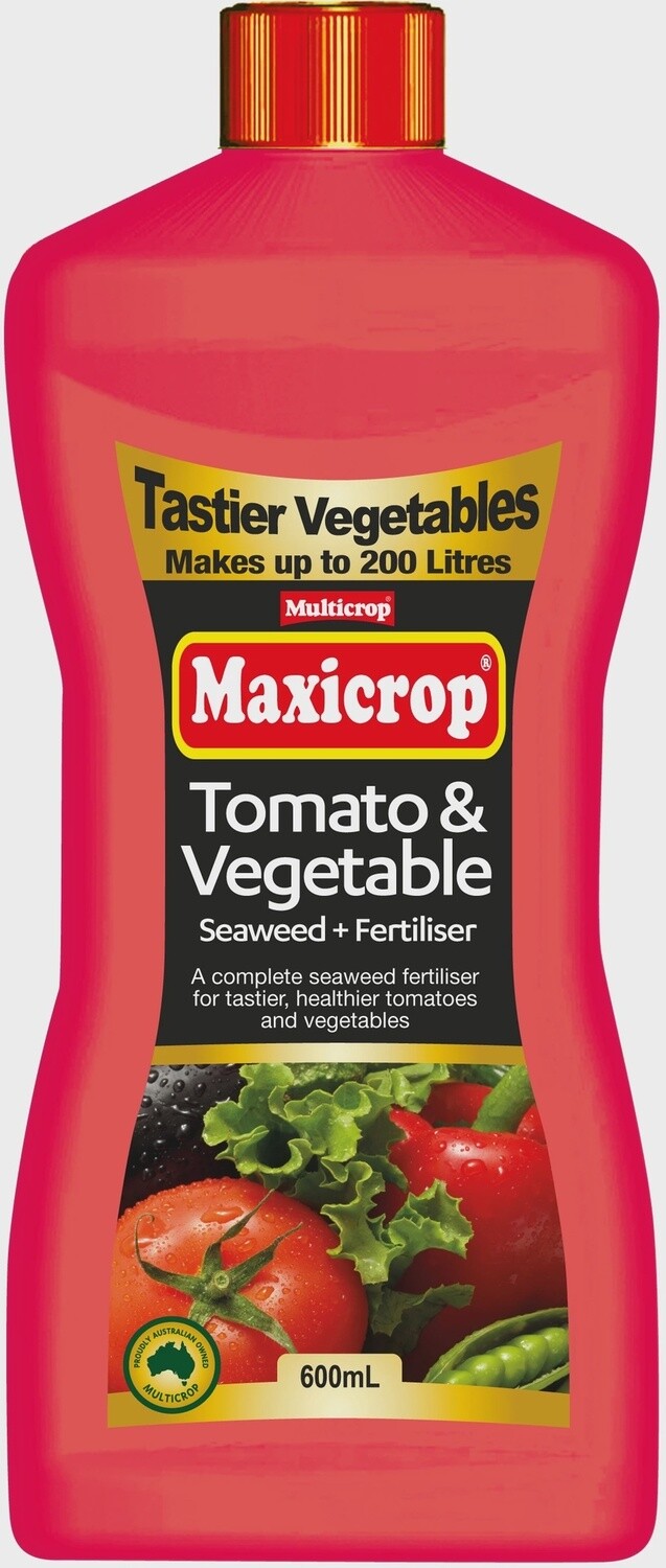 MULTICROP TOMATO &amp; VEGETABLE SEAWEED + FERTILISER 600ML