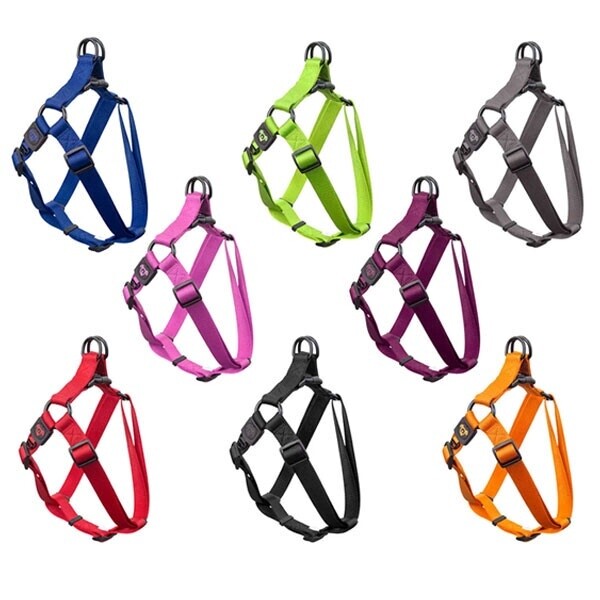 BAINBRIDGE NYLON STEP IN SMALL DOG HARNESS GREY