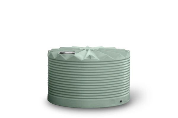 RAPIDPLAS 5000L CORRUGATED RAINWATER TANK - LOW PROFILE STYLE