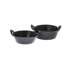 FEED TUB RECYCLED RUBBER 20L 2 HANDLE