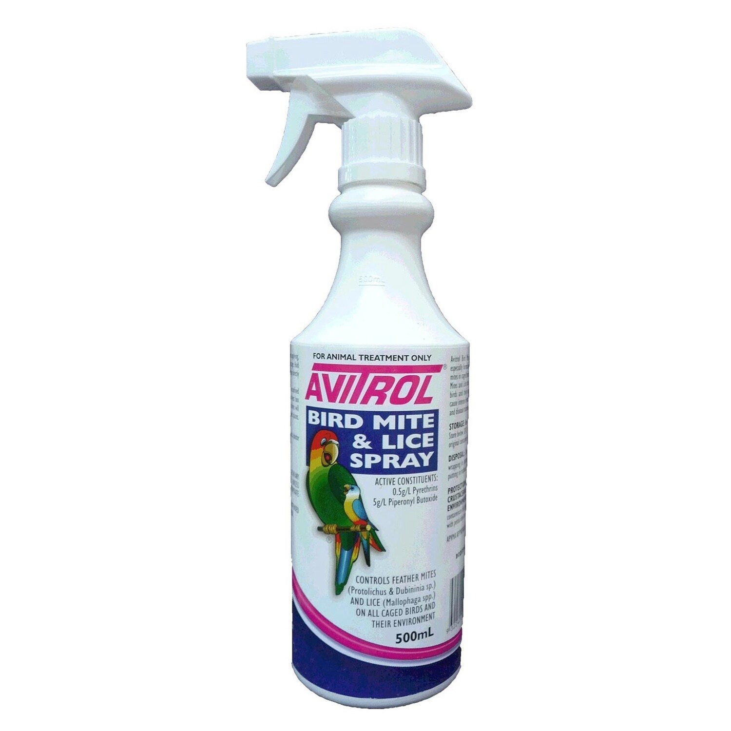 AVITROL BIRD MITE &amp; LICE SPRAY 500ML