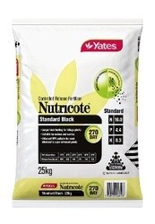 NUTRICOTE BLACK 25KG FOR FOLIAGE PLANTS 270 DAYS