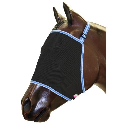 BAMBINO BLK FLY MASK LGE BLUE