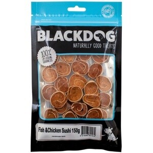 BLACKDOG FISH &amp; CHICKEN SUSHI 150G