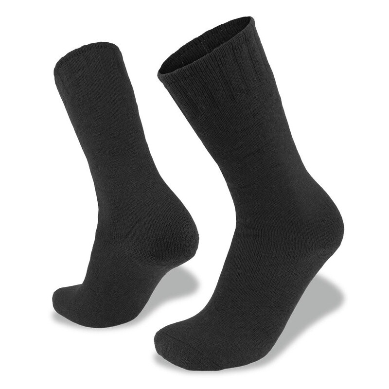 WILDERNESS WEAR PATHFINDER HIKER SOCKS BLACK - MED (MEN&#39;S SIZE 10-13, LADIES 10-13)