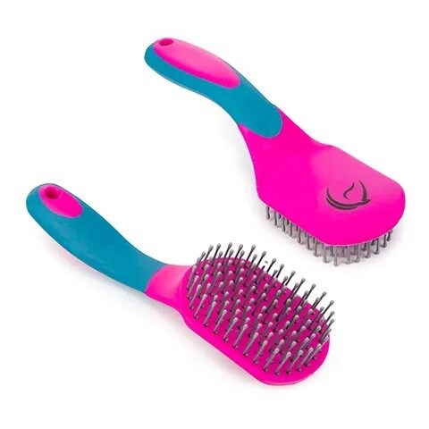 MANE TAIL BRUSH PINK/BLUE
