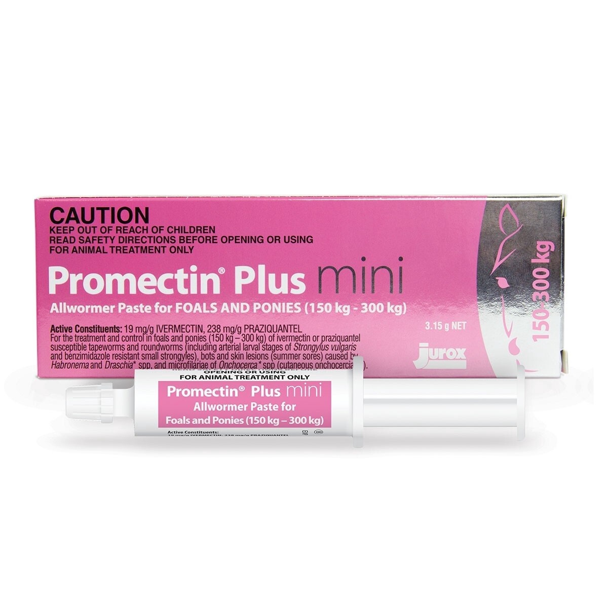 JUROX PROMECTIN PLUS LV MINI FOR PONY/FOAL 150-300KG
