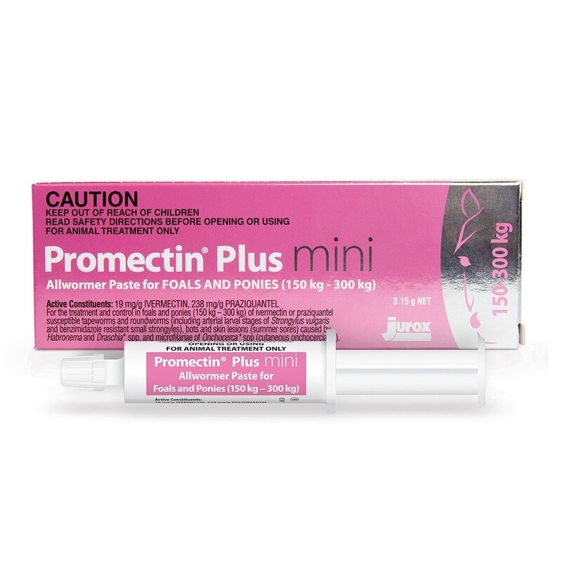 JUROX PROMECTIN PLUS LV MINI FOR PONY/FOAL 150-300KG